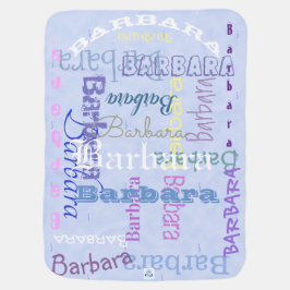 Pink-lila Decke-2-seitig für Babynahrung Babydecke