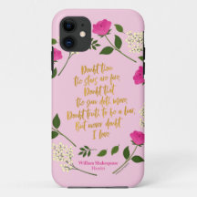 Pink Lila Floral William Shakespeare