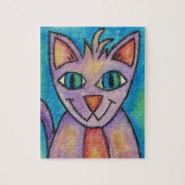 Pink Lila Kitty Cat (Vertikal)