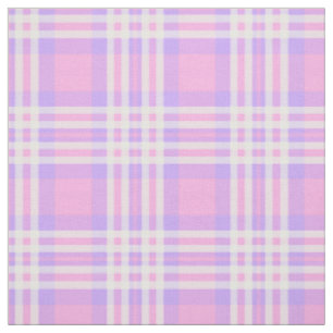 Pink Lila Lavender Kariert Gingham Karo Girl Stoff