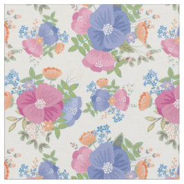 Pink Lila Pastell-Muster Stoff
