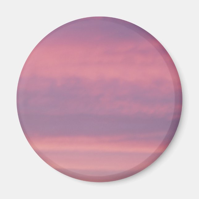 Pink Lila Sky Magnet (Vorne)