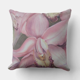 PINK LILA TROPICAL EXOTIC ORCHID BLUME PATIO KISSEN