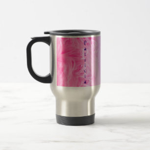 Pink Lila Typografie Einfache moderne Bezeichnung Reisebecher