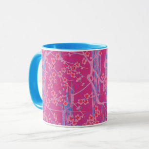 PINK LILAC AQUAMARIN SAKURA BLUME Japanisch Tasse