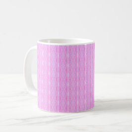 Pink Lilac und Magenta Diamond Geometrisches Muste Kaffeetasse