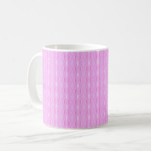 Pink Lilac und Magenta Diamond Geometrisches Muste Kaffeetasse