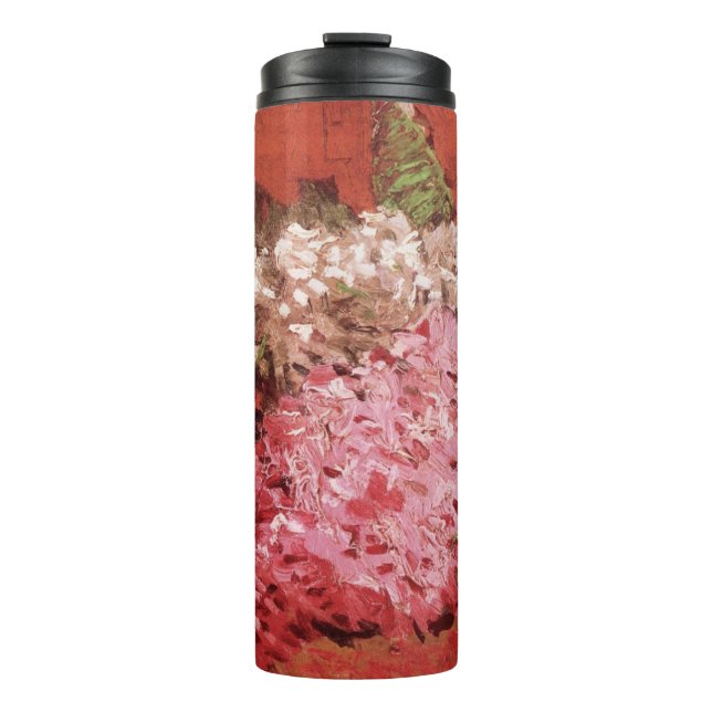 Pink Lilacs by Vincent van Gogh, Still Life Flower Thermosbecher (Vorderseite)