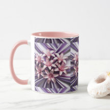 Pink Lilies Combo Tasse