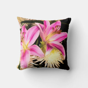 Pink Lilies Kissen
