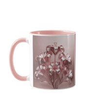 Pink Lilies Pink Combo Tasse
