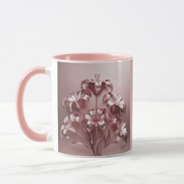 Pink Lilies Pink Combo Tasse