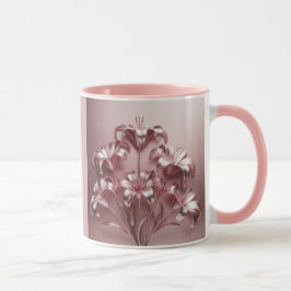 Pink Lilies Pink Combo Tasse