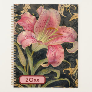 Pink Lily 20XX Klassischer Spiralplaner Digitale K Planer