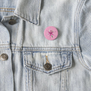 Pink Lily Blume Blumengarten Party Spring Lilie Button