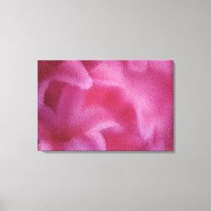 Pink Lily Blumenmalerei - Bespannte Leinwand