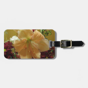 Pink Lily Bouquet Custom Luggage Tag Gepäckanhänger