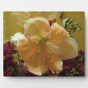 Pink Lily Bouquet Plaque Fotoplatte