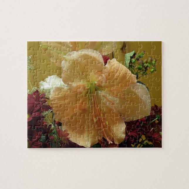 Pink Lily Bouquet Puzzle (Horizontal)