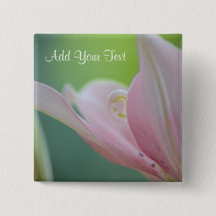 Pink Lily by Shirley Taylor Button