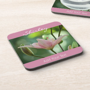 Pink Lily by Shirley Taylor Getränkeuntersetzer