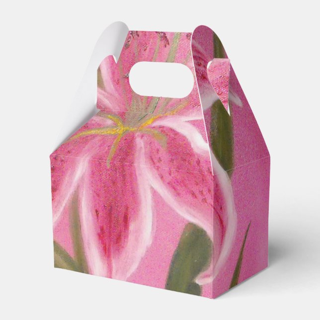 Pink Lily Geschenkschachtel (Vorderseite)
