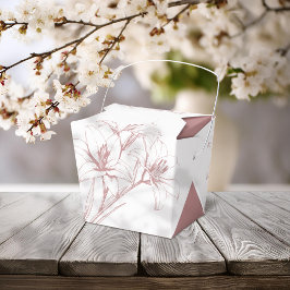 Pink Lily Kontur Wedding Geschenkschachtel