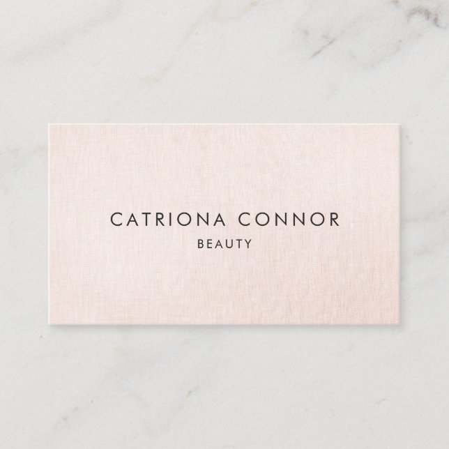 Pink Linde Kunde 6 Punch Salon Loyalty Card Treuekarte (Vorderseite)