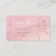 Pink Line Art mit Ihrem Salon QR Code anpassen