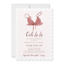 Pink Lingerie Brautparty