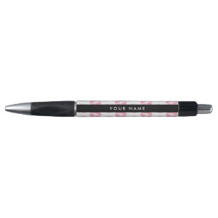 Pink Lips, Kiss, Lipstick, Ihr Name, Personalisier Kugelschreiber