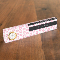 Pink Lips, Kiss, Lipstick, Ihr Name, Personalisier