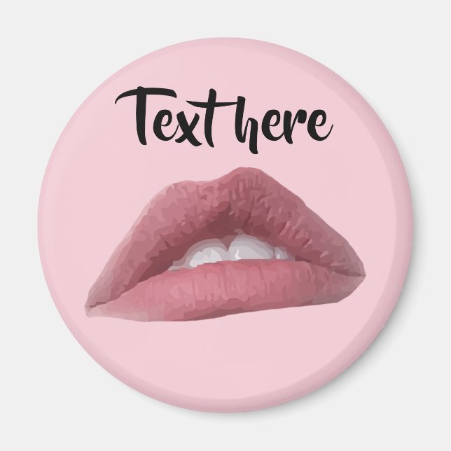 Pink Lips Magnet (Vorne)