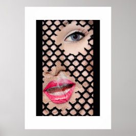 Pink Lips Poster