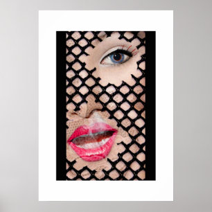 Pink Lips Poster