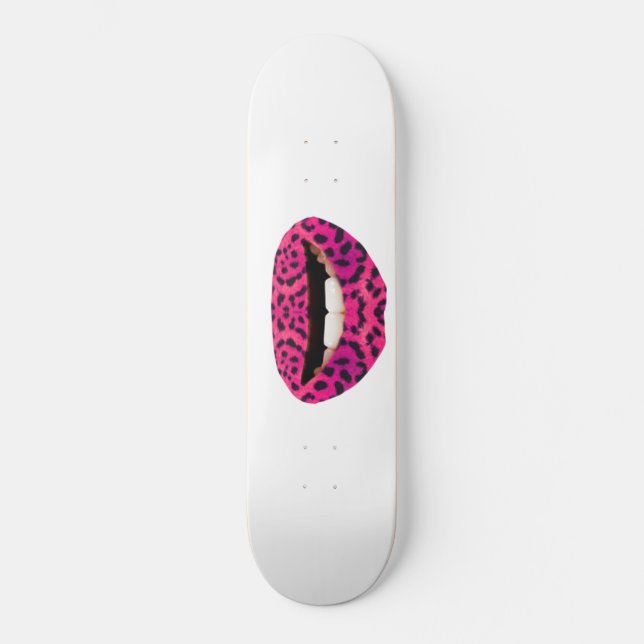 Pink Lips Skateboard (Recto)