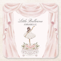 Pink Little Ballerina Baby Dusche oder Geburtstag