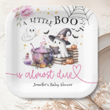 Pink Little Boo Halloween Kinderdusche
