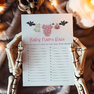 Pink Little Boo Wäscheleine Baby Name Rate Spiel