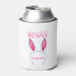 Pink Little Bunny Oars Baby Dusche Gefallen Dosenkühler