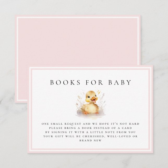 Pink Little Duck Baby Duck Bücher für die Babykart (Vorne/Hinten)