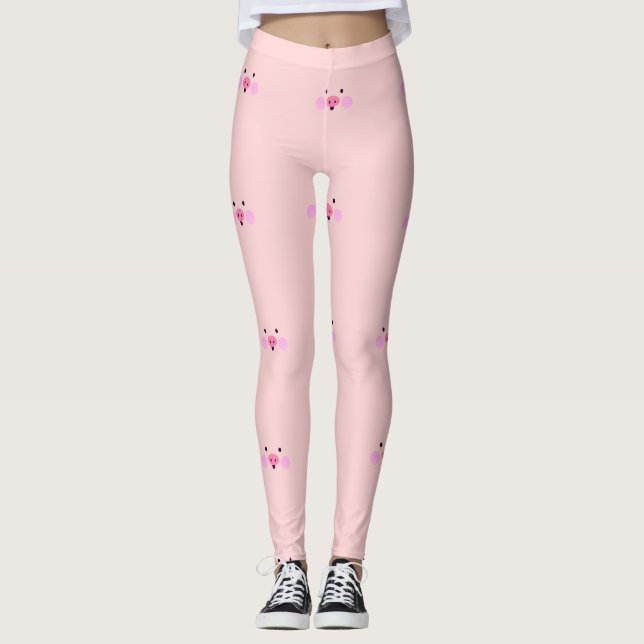 Pink Little Piggy Leggings (Vorderseite)