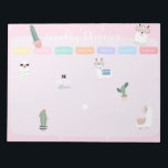 Pink Llama Llamacorn Wochenplaner Notepad Notizblock<br><div class="desc">Pink Llama Llamacorn Wochenplaner</div>