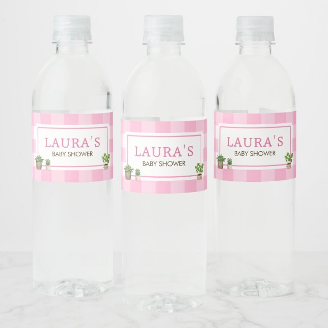 Pink Lokal gezüchtete Bauern Markt Kinderdusche (Flaschen)