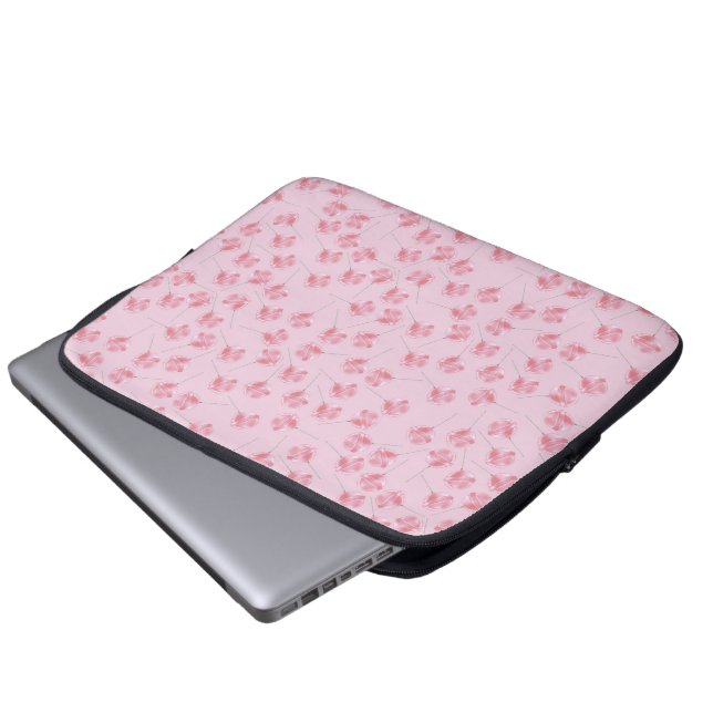 Pink Lollipop Laptopschutzhülle (Vorne Knopf)