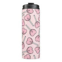 Pink Lollipops, Heart Lollipops, Lollipop Pattern