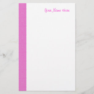 Pink Lollypop Muster Briefpapier