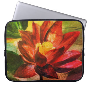 Pink Lotus Neopren Laptop Schlauch 15" Laptopschutzhülle