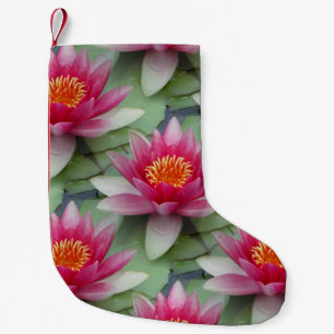Pink Lotus Water Lido Weihnachten Strumpf Kleiner Weihnachtsstrumpf