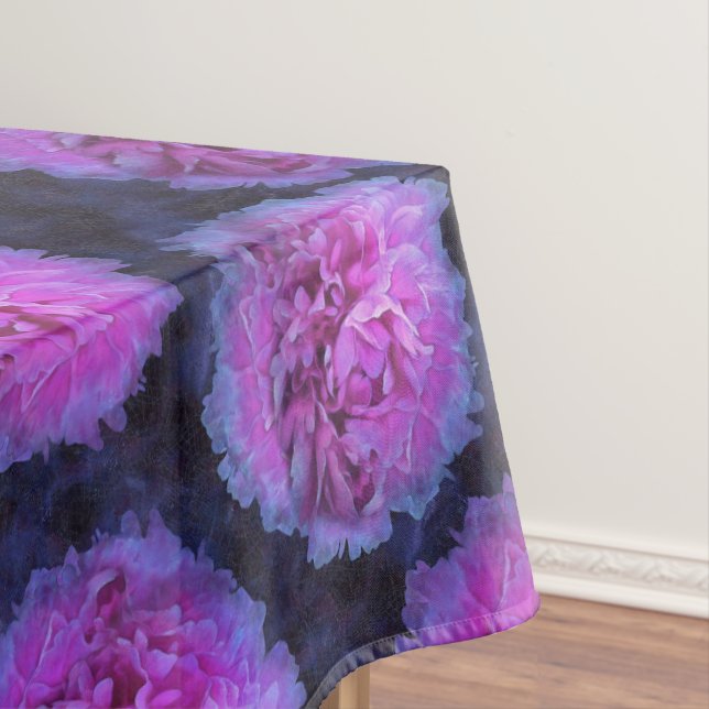 Pink Lush Peony Blumen Tischdecke (Beispiel)